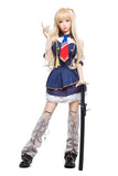 Japanese Anime Blonde Hair Sex Doll Emily 148cm / 4.9ft - CSDoll 