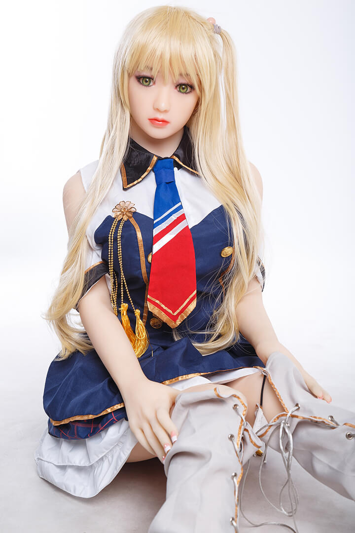 Japanese Anime Blonde Hair Sex Doll Emily 148cm / 4.9ft - CSDoll 