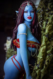 Alien Blue Skin Sex Doll Kelly 158cm / 5.2ft - CSDoll 