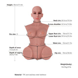 Half Body Sex Doll Lifelike Torso